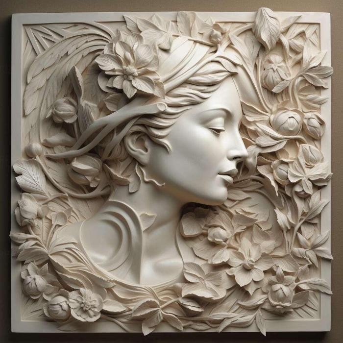 نموذج ثلاثي الأبعاد لآلة CNC 3D Art 